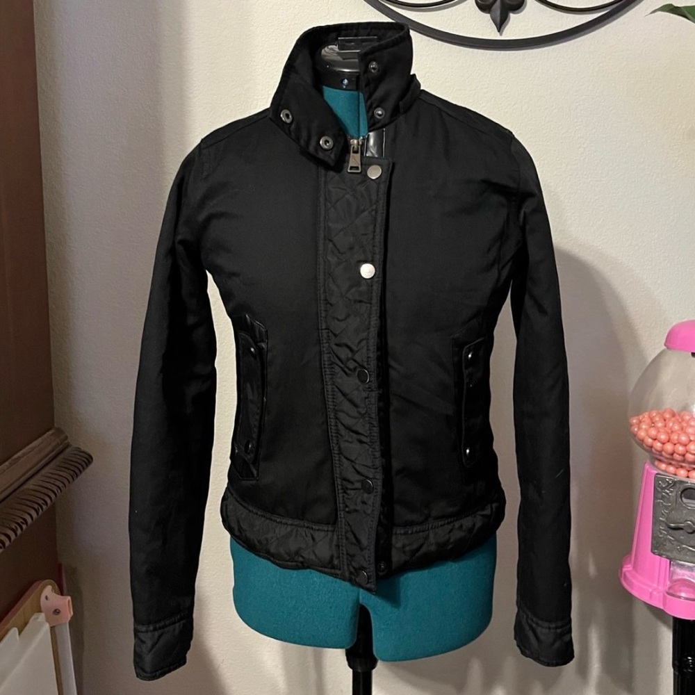 Therapy Black Women’s Puffer Jacket With Quilted Lining